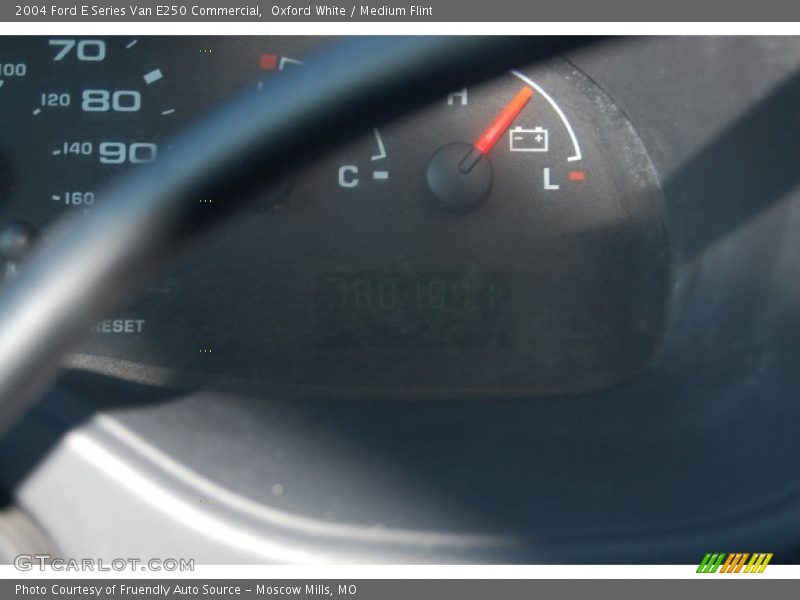 Oxford White / Medium Flint 2004 Ford E Series Van E250 Commercial