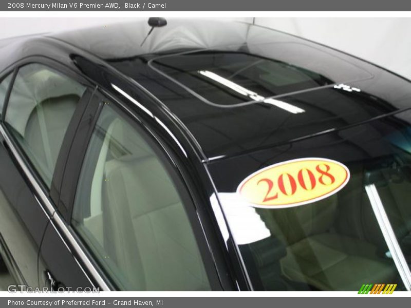 Black / Camel 2008 Mercury Milan V6 Premier AWD
