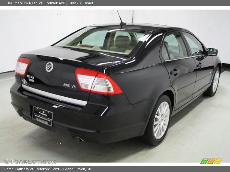 Black / Camel 2008 Mercury Milan V6 Premier AWD