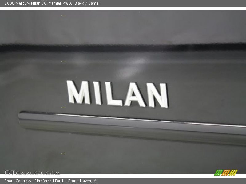 Black / Camel 2008 Mercury Milan V6 Premier AWD