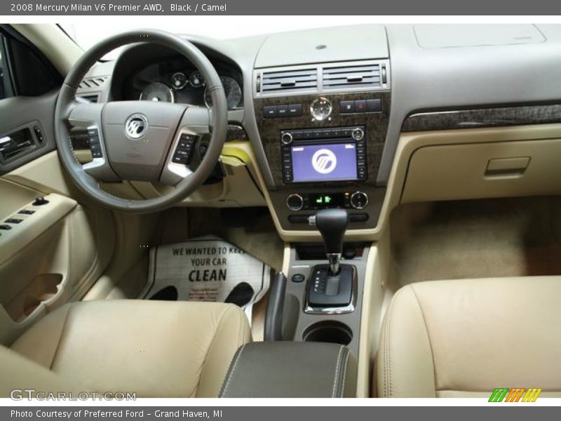 Black / Camel 2008 Mercury Milan V6 Premier AWD