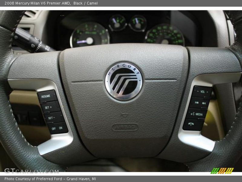 Black / Camel 2008 Mercury Milan V6 Premier AWD