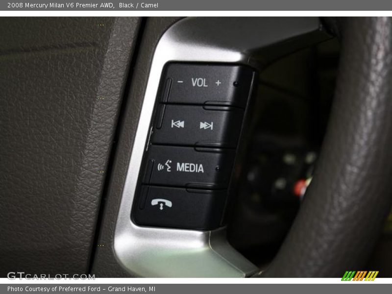 Black / Camel 2008 Mercury Milan V6 Premier AWD