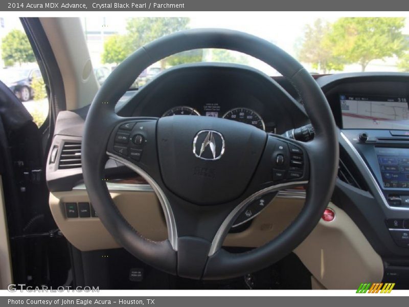 Crystal Black Pearl / Parchment 2014 Acura MDX Advance