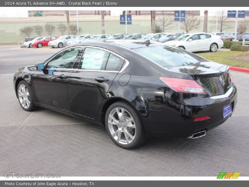 Crystal Black Pearl / Ebony 2014 Acura TL Advance SH-AWD