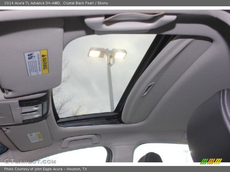 Crystal Black Pearl / Ebony 2014 Acura TL Advance SH-AWD