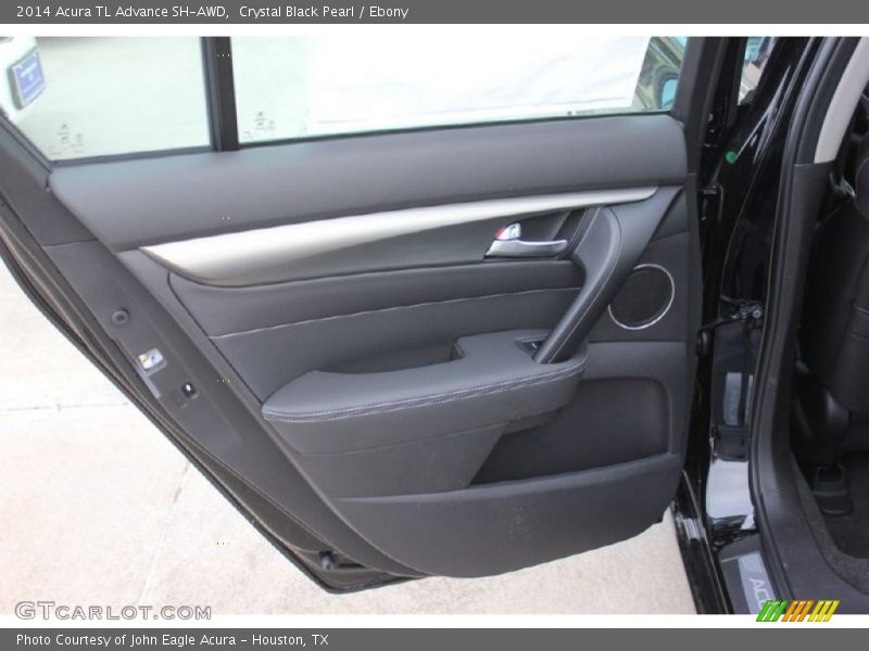 Crystal Black Pearl / Ebony 2014 Acura TL Advance SH-AWD