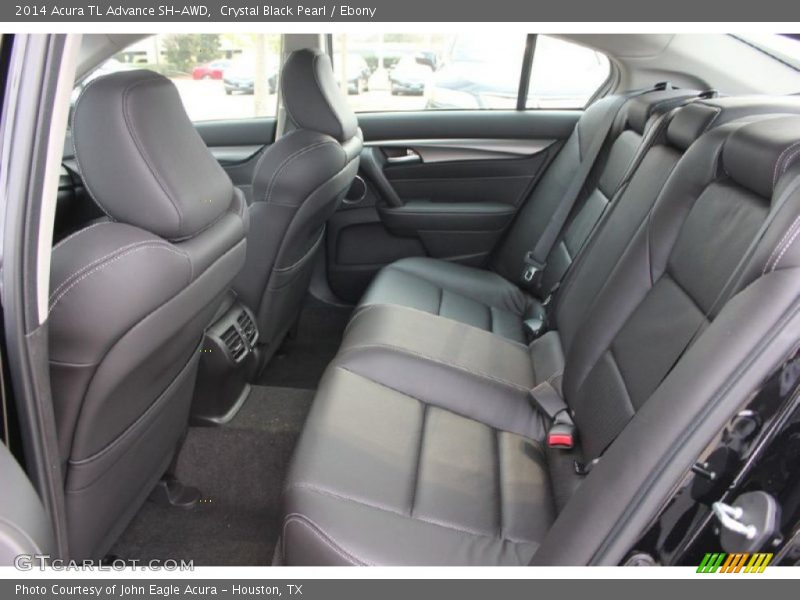 Crystal Black Pearl / Ebony 2014 Acura TL Advance SH-AWD