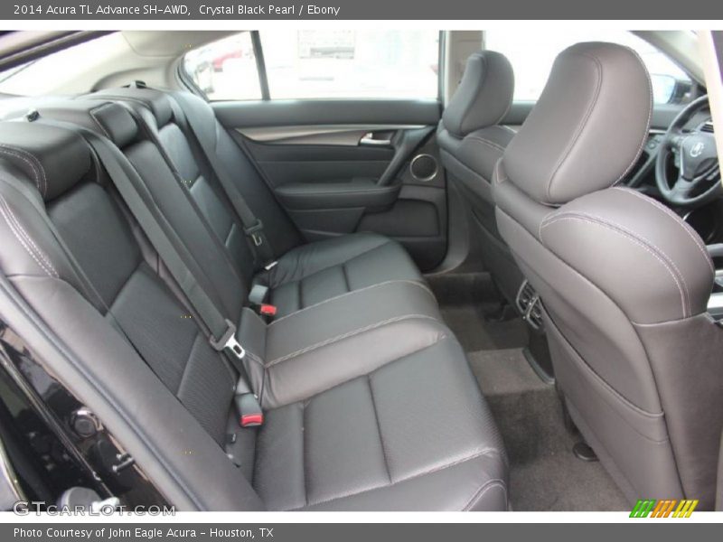 Crystal Black Pearl / Ebony 2014 Acura TL Advance SH-AWD