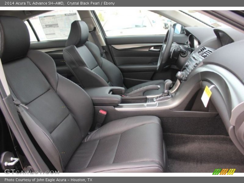 Crystal Black Pearl / Ebony 2014 Acura TL Advance SH-AWD