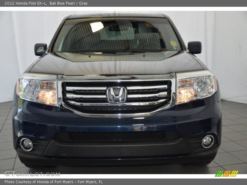 Bali Blue Pearl / Gray 2012 Honda Pilot EX-L