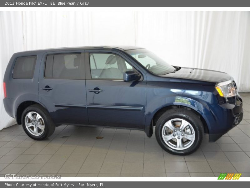 Bali Blue Pearl / Gray 2012 Honda Pilot EX-L