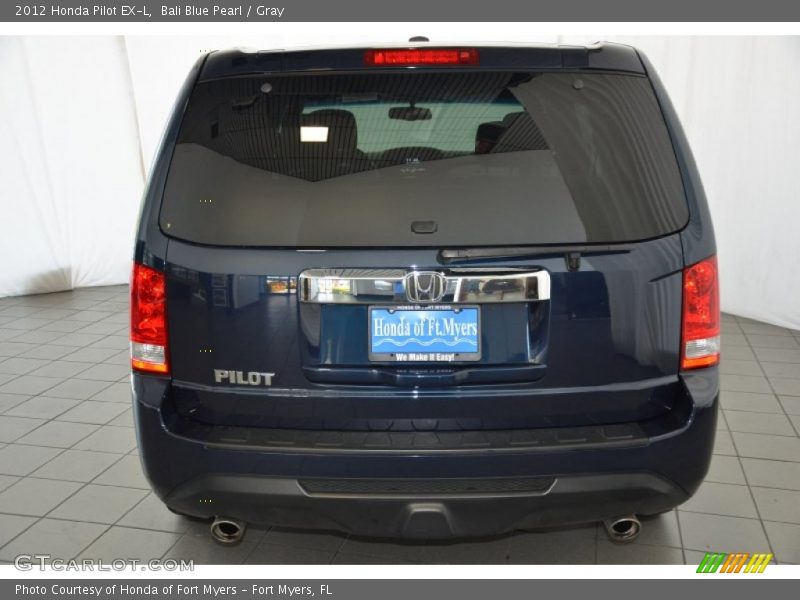 Bali Blue Pearl / Gray 2012 Honda Pilot EX-L