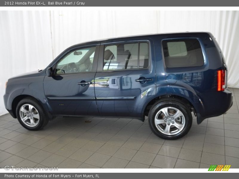 Bali Blue Pearl / Gray 2012 Honda Pilot EX-L