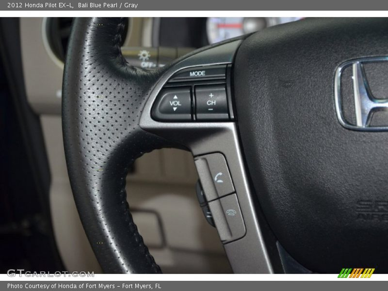Bali Blue Pearl / Gray 2012 Honda Pilot EX-L