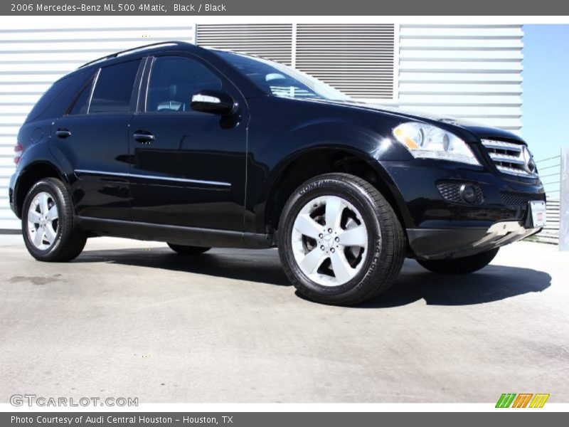 Black / Black 2006 Mercedes-Benz ML 500 4Matic