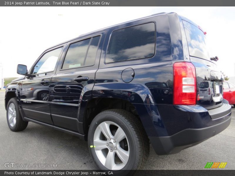 True Blue Pearl / Dark Slate Gray 2014 Jeep Patriot Latitude