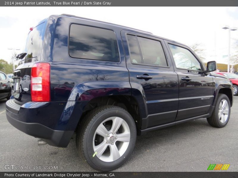 True Blue Pearl / Dark Slate Gray 2014 Jeep Patriot Latitude