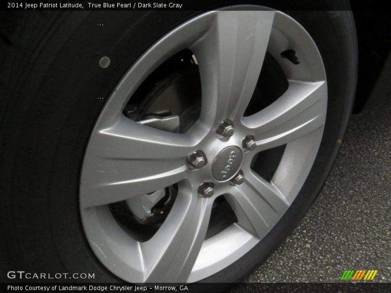 True Blue Pearl / Dark Slate Gray 2014 Jeep Patriot Latitude