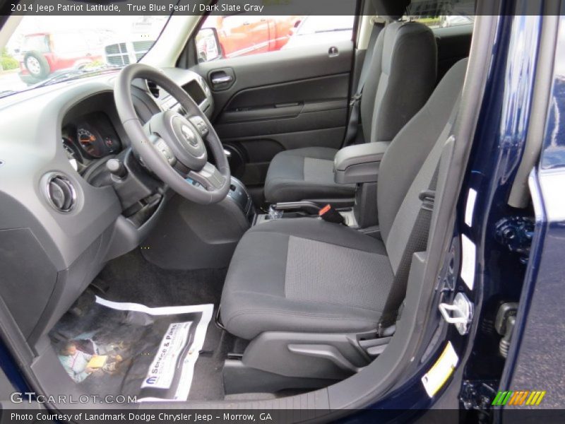 True Blue Pearl / Dark Slate Gray 2014 Jeep Patriot Latitude