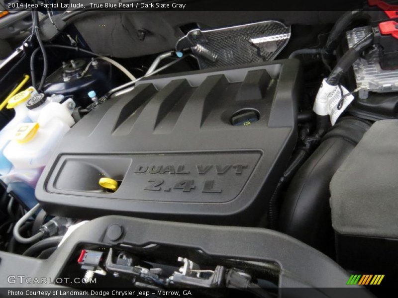 True Blue Pearl / Dark Slate Gray 2014 Jeep Patriot Latitude