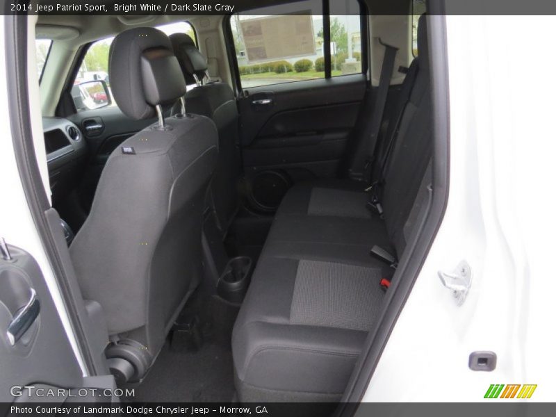 Bright White / Dark Slate Gray 2014 Jeep Patriot Sport