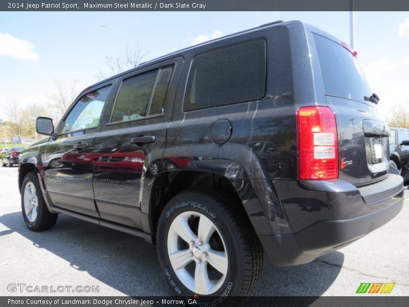 Maximum Steel Metallic / Dark Slate Gray 2014 Jeep Patriot Sport