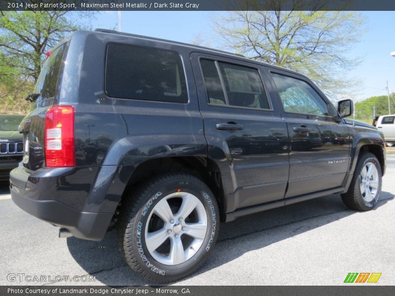 Maximum Steel Metallic / Dark Slate Gray 2014 Jeep Patriot Sport