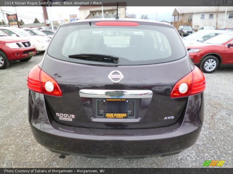 Black Amethyst / Black 2014 Nissan Rogue Select S AWD