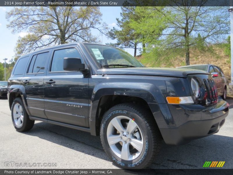 Maximum Steel Metallic / Dark Slate Gray 2014 Jeep Patriot Sport
