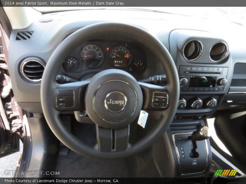 Maximum Steel Metallic / Dark Slate Gray 2014 Jeep Patriot Sport