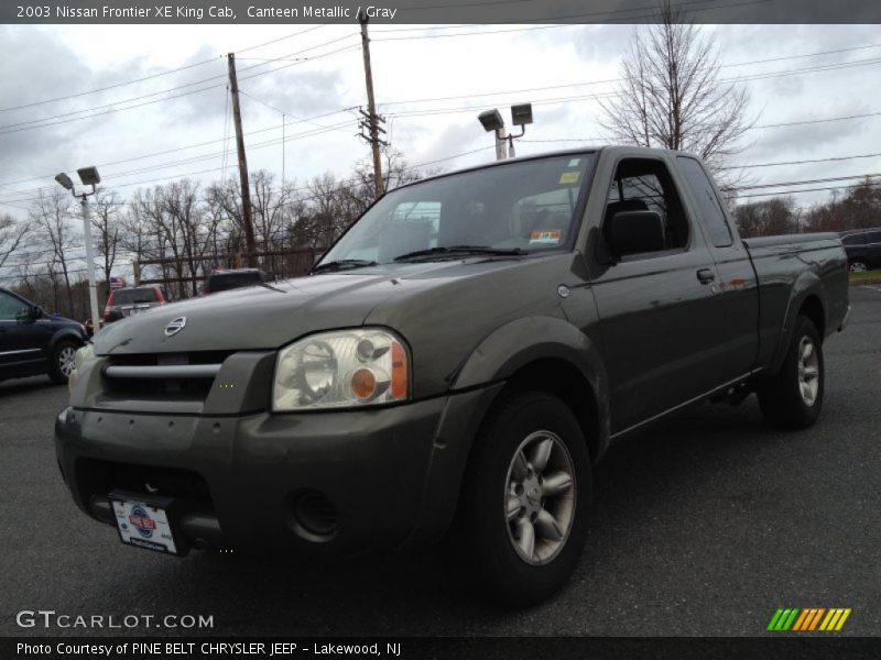 Canteen Metallic / Gray 2003 Nissan Frontier XE King Cab