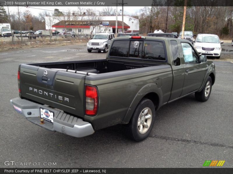 Canteen Metallic / Gray 2003 Nissan Frontier XE King Cab