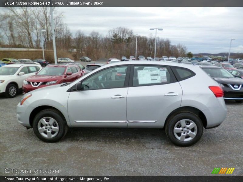  2014 Rogue Select S AWD Brilliant Silver