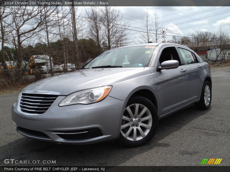 Billet Silver Metallic / Black 2014 Chrysler 200 Touring Sedan
