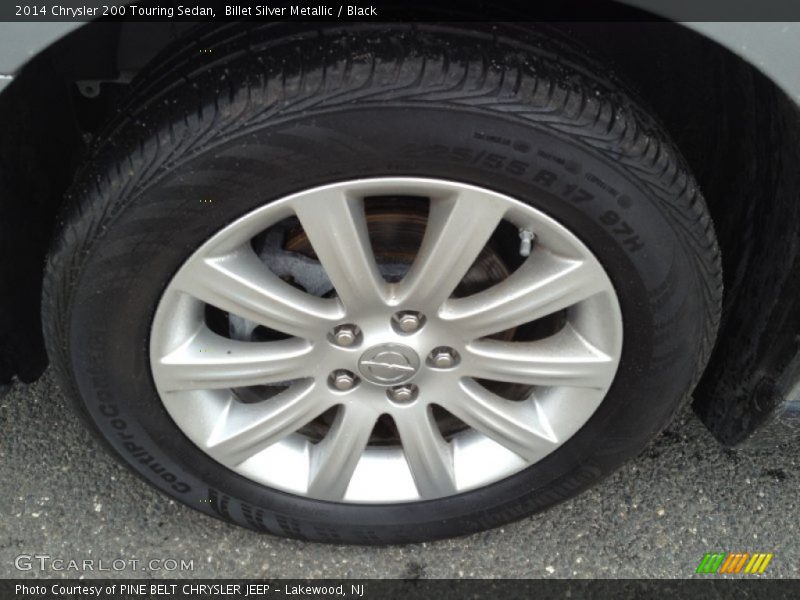Billet Silver Metallic / Black 2014 Chrysler 200 Touring Sedan