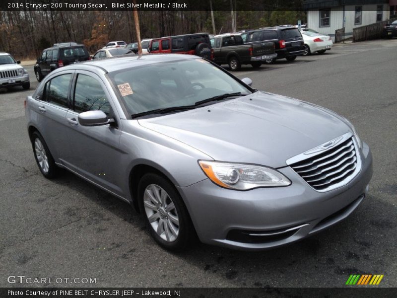 Billet Silver Metallic / Black 2014 Chrysler 200 Touring Sedan