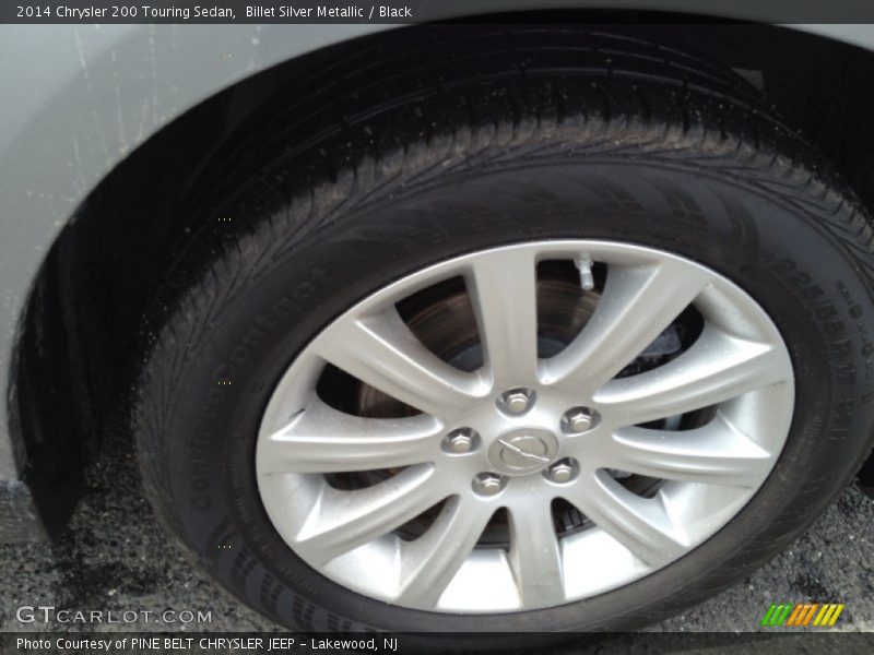 Billet Silver Metallic / Black 2014 Chrysler 200 Touring Sedan