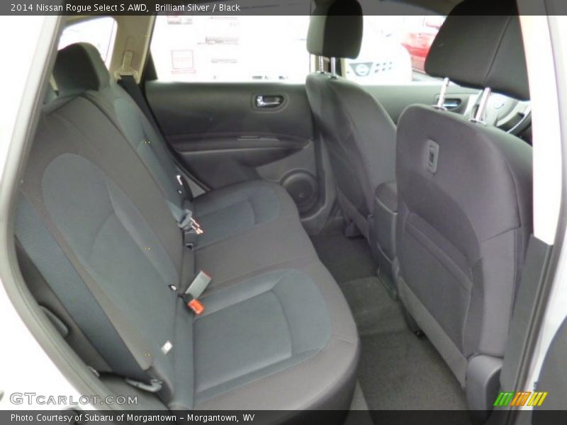 Brilliant Silver / Black 2014 Nissan Rogue Select S AWD