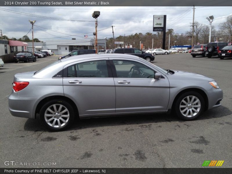 Billet Silver Metallic / Black 2014 Chrysler 200 Touring Sedan