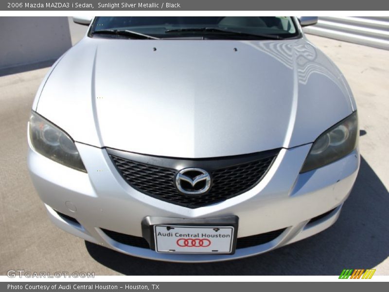 Sunlight Silver Metallic / Black 2006 Mazda MAZDA3 i Sedan
