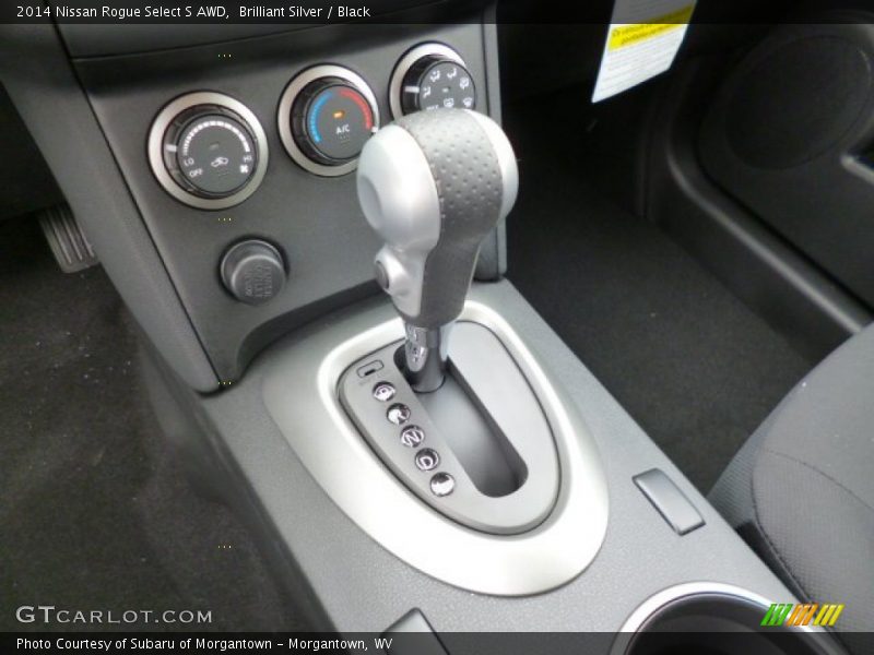 Brilliant Silver / Black 2014 Nissan Rogue Select S AWD