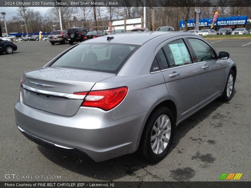 Billet Silver Metallic / Black 2014 Chrysler 200 Touring Sedan