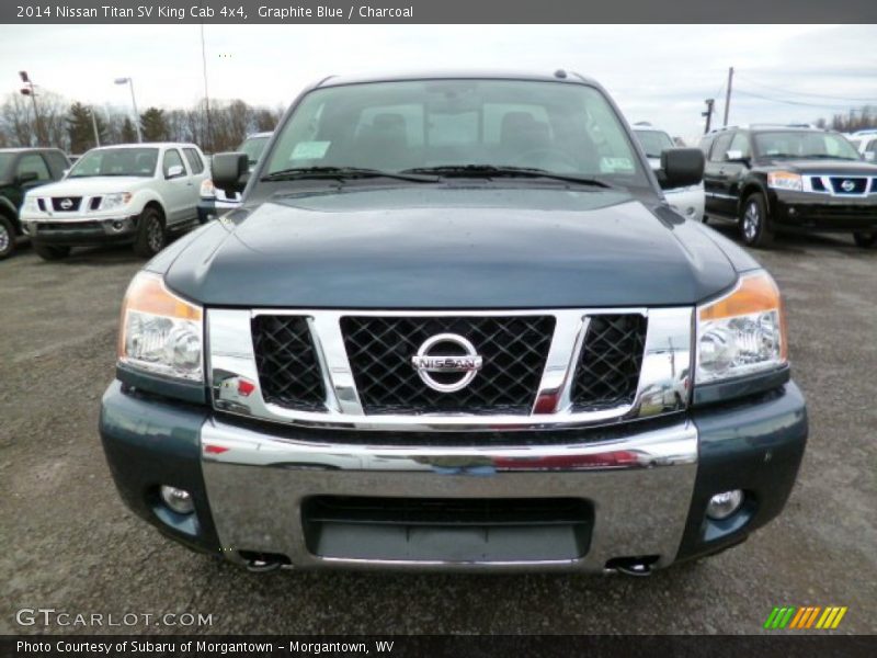 Graphite Blue / Charcoal 2014 Nissan Titan SV King Cab 4x4