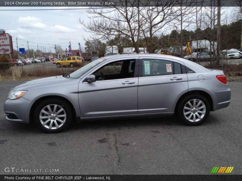 Billet Silver Metallic / Black 2014 Chrysler 200 Touring Sedan