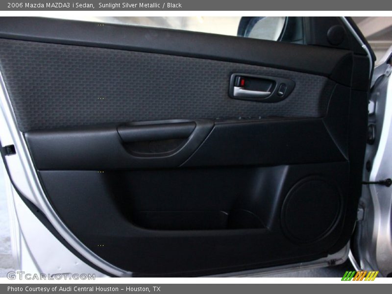 Sunlight Silver Metallic / Black 2006 Mazda MAZDA3 i Sedan