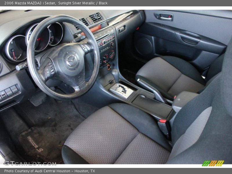 Sunlight Silver Metallic / Black 2006 Mazda MAZDA3 i Sedan