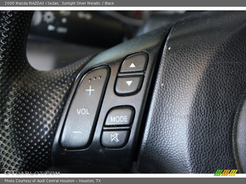 Sunlight Silver Metallic / Black 2006 Mazda MAZDA3 i Sedan