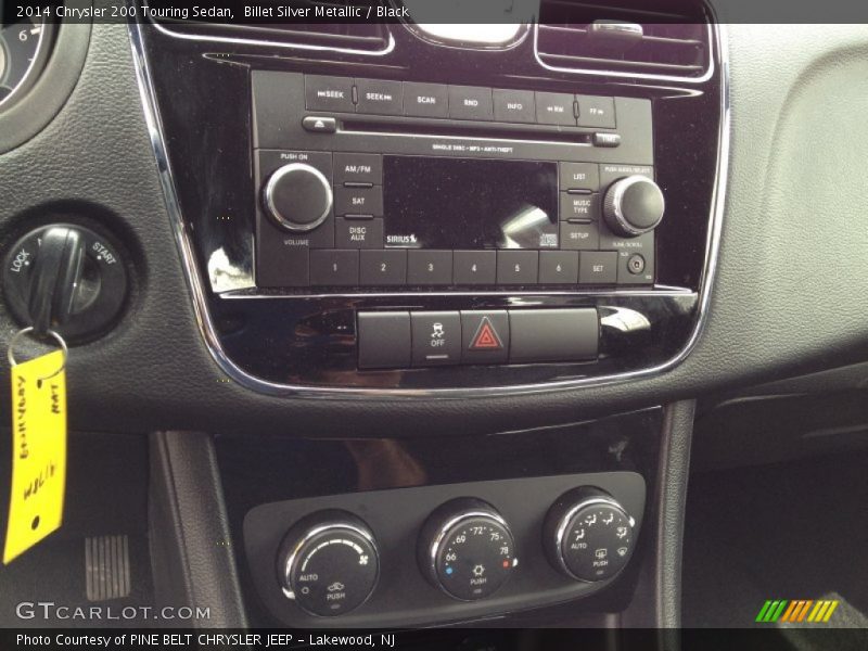 Billet Silver Metallic / Black 2014 Chrysler 200 Touring Sedan