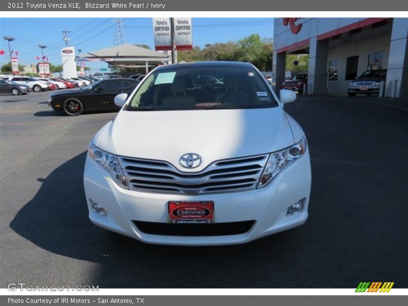 Blizzard White Pearl / Ivory 2012 Toyota Venza XLE